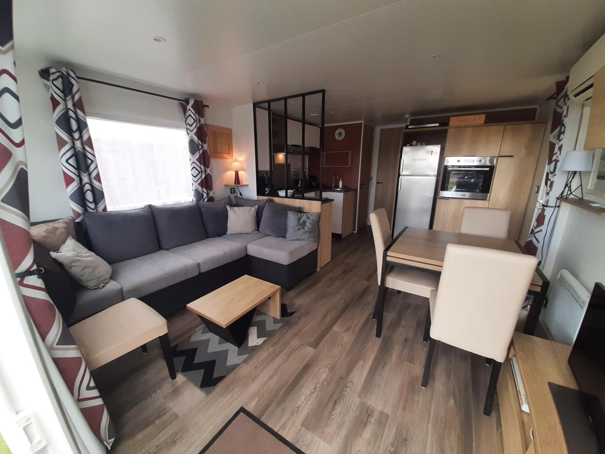Serenity 565 Au Lac Des Reves-Camping 4 Etoiles-Mobil Home 3Ch-6Pl-Clim-Sdb- Wc Separe-Au Calme, Belle Vue Sur Le Lac, Sans Vis A Vis Lattes Extérieur photo