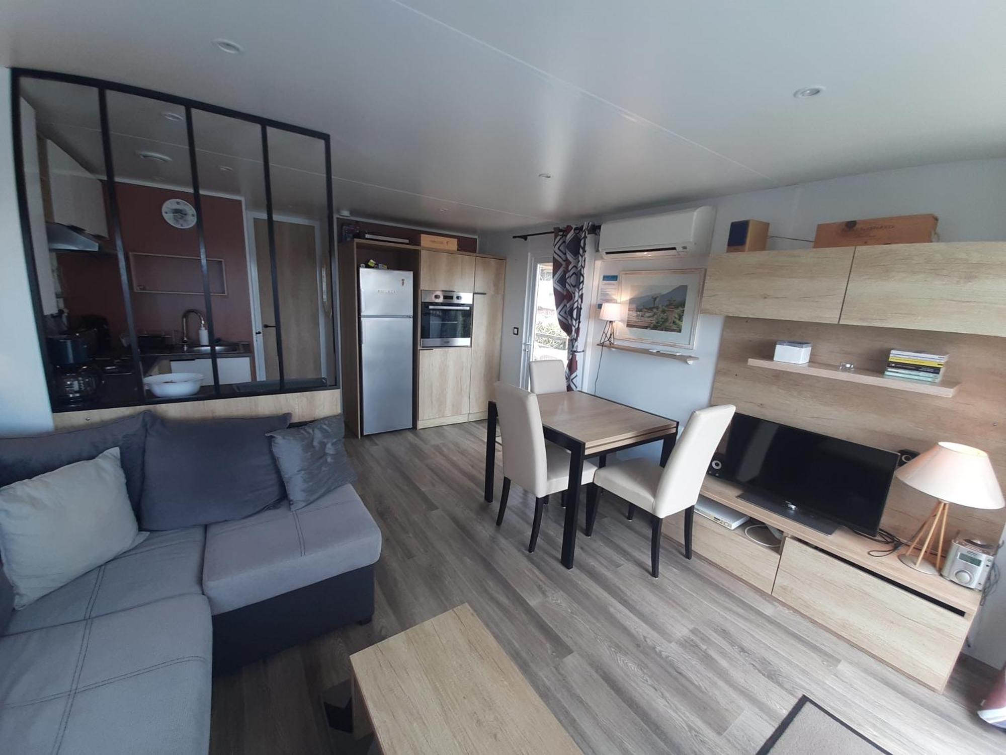 Serenity 565 Au Lac Des Reves-Camping 4 Etoiles-Mobil Home 3Ch-6Pl-Clim-Sdb- Wc Separe-Au Calme, Belle Vue Sur Le Lac, Sans Vis A Vis Lattes Extérieur photo