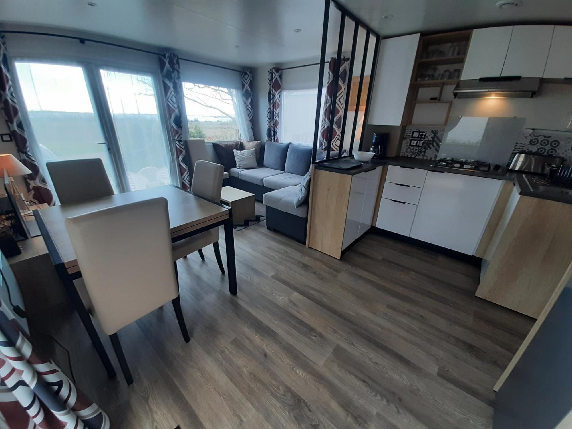 Serenity 565 Au Lac Des Reves-Camping 4 Etoiles-Mobil Home 3Ch-6Pl-Clim-Sdb- Wc Separe-Au Calme, Belle Vue Sur Le Lac, Sans Vis A Vis Lattes Extérieur photo